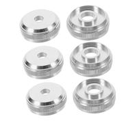 Vaguelly 6piezas Botones Válvula Superior Inferior Tornillos Válvula Reemplazos Pistones Estable
