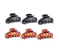 Vaguelly 6piezas Cabello De Plástico Sujetadores Para Dama Accesorios Para Ducha Para Mantener El Cabello Su Lugar Al Maquillarse o Bañarse