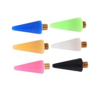 Vaguelly 6piezas Cabezal De Cera Para Manicura Puntas De Lápiz Para Uñas Accesorio Profesional Para Salones y Personal