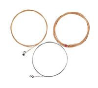 Vaguelly 6piezas Cuerdas Para Guitarra Folk Cuerdas De Guitarra Acústica Resistentes Kit De Reparación Para Folk Para Reemplazo Conciertos y Practica Diaria