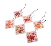 Vaguelly 6piezas Pastillas De Aromaterapia Para Coches Reutilizables y Recargables Ambientador Novedoso Para Coche Aceite Esencial Para Interior De Coche y Armario Doméstico