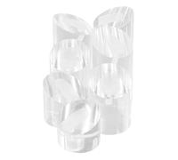 Vaguelly 7 Piezas Soportes Acrílicos Transparentes para Anillos de Organizadores de Joyas Elegantes y Resistentes Exhibidores de Almacenamiento para Ambiente y Orden Hogar