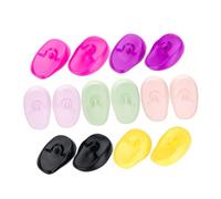 Vaguelly 7pares Orejeras De Silicona Para Teñir El Cabello Protectores Auditivos De Silicona Peluquería y Hogar Protección Durante Procesos De Coloración