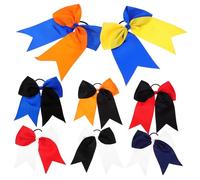 Vaguelly 8 Piezas Lazos Para El Cabello Para Niñas Accesorios Para El Cabello Lazos Para El Cabello Con Lazo Cinta Pequeño Arco Lazo Elástico Cuerda De Pelo Venda Atar Poliéster