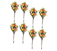 Vaguelly 8 Piezas Púas de Huevos de Pascua con Verdes Artificiales Decoraciones de Primavera para Jarrones y Arreglos