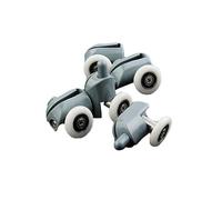 Vaguelly 8 piezas Rodillos para Puerta de Ducha de Ruedas para Mamparas Instalación y Compatible con Duchas y Bañeras