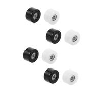 Vaguelly 8 Piezas Ruedas Metálicas para Finger Skateboards con Rodamientos de Alta Precisión Kit de Repuesto Resistente para Reparación y Mejora de Patinetas de Dedo Accesorios Versátiles