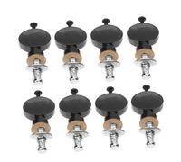Vaguelly 8 Piezas Tuning Pegs For Ukulele String Replacement Metal Straight Rod Design With Anti-slip Small Round Knobs Compatible With Various Ukulele Models For Beginners And