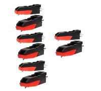 Vaguelly 8piezas Agujas De Repuesto Para Tocadiscos De Accesorios De Fonógrafo Estilógrafo Duradero y Fácil De Instalar Compatible Tocadiscos Estándar Para Música Rock y Jazz