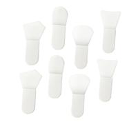 Vaguelly 8piezas Cepillo Facial Práctico Unidades Mango Corto Silicona Limpiador Facial Adecuado Para