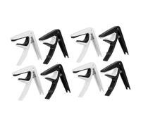 Vaguelly 8piezas Clips De Guitarra Modificados De Plástico Capos Ajustables Para Guitarras Clásicas y Ukeleles y Práctico
