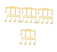 Vaguelly 8piezas Clips De Música De Sujetapáginas De Partituras Portátiles Diseño Forma De Nota Musical Para Guitarristas y Pianistas