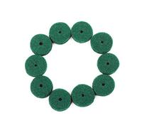 Vaguelly 90 Piezas Arandelas De Fieltro para Teclado De Piano Verde, Lavadora De Piano De Tamaño Estándar, Accesorio De Reparación para Nivelar Teclas y Mejorar El Rendimiento