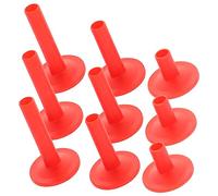 Vaguelly 9piezas Fundas Duraderas para Platillos Rojas Accesorios de Repuesto para Soportes de Percusión