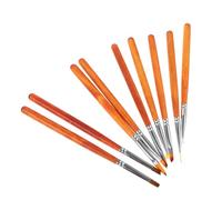Vaguelly 9Piezas Nail Art Brush For Women Durable Manicure Pens For Nail Design Liner Brush For Creative Nail Art