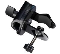 Vaguelly Abrazadera de Micrófono de Metal Clip Giratorio y Soporte de 15 Mm para Escritorio, Diseño Ergonómico y Rotación 360° Adecuado para Presentaciones y Discursos