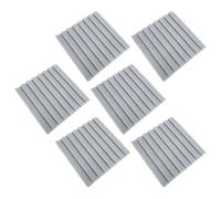 Vaguelly Acústicos Diseño Creativo 6 Paneles de Poliuretano Absorción de Sonido y Reducción de Ecos y Autoadhesivos para Insonorización de Paredes en Home Theaters