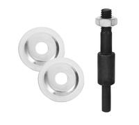 Vaguelly Adaptador de Eje para Muela Abrasiva 8mm Sólido, 2 Juegos Mandril para Taladro, Accesorio Industrial para Afilado, Rectificadora y Pulido Seguro en Uso Doméstico