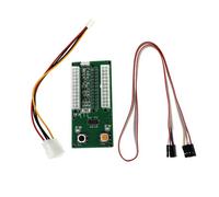 Vaguelly Adaptador de Fuente de Alimentación ATX Tarjeta de Sincronización Control Manual y Circuito Transistor de Alto Rendimiento para PC y Minería