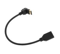 Vaguelly Adaptador Displayport Dp Macho Hembra Cable Extensión Ángulo Convertidor Displayport
