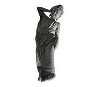 Vaguelly Adorno De Buda Reclinado Acuario Decoración Figurilla Interior Gesto Pequeño Piedra De Oficina Largo Dormir Estatua Meditando Gris Claro Arenisca Verde