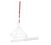 Vaguelly Adorno de Meditación y Terapia de Sonido Pirámide Cantora de Cuarzo Blanco, Forma Piramidal, para Colgar en Ventana y Decoración del Hogar Varios estilos