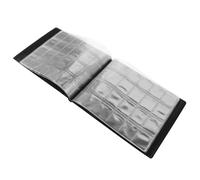 Vaguelly Álbum para Colección de Monedas Ranuras Carpeta Portamonedas de PVC Resistente y Portátil Funda Protectora para Monedas y Sellos Almacenamiento Seguro y Conmemorativas