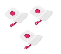 Vaguelly Almacenamiento 3 Piezas Caja de toallitas húmedas para la boca y las manos del bebé saliente Caja portátil de toallitas húmedas cajas organizadoras cálido Limpiar caja calentador