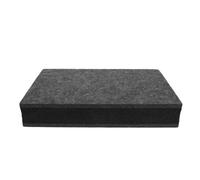 Vaguelly Almohadilla Antivibraciones para Subwoofer Aislamiento Acústico, Material Poliuretano y Fibra de Poliéster, Tamaño 20x30x5cm, Adecuado para Estudios Pequeños y Salas de Práctica