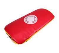 Vaguelly Almohadilla Protectora contra Patadas de PU Roja y Amarilla, Tablero de Artes Marciales para Taekwondo, Escudo de Golpe para Entrenamiento de Boxeo, Herramienta Durable