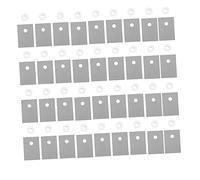 Vaguelly Almohadilla Térmica de Silicona Conductiva, 1 Set, para Transistores y Módulos de Amplificación
