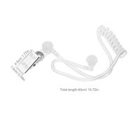 Vaguelly Auricular para Disfraz de Agente Secreto Micrófono Falso Accesorio de Cosplay Discreto y Ligero Compatible Teléfonos y Ordenadores Adecuado para Fiestas y Juegos de rol