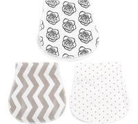 Vaguelly Baberos Pequeños Unisex de Algodón 3 Piezas, Prácticos y Protectores Hora de Comer y Otras Actividades, Diseño Cómodo y Funcional Varios estilos