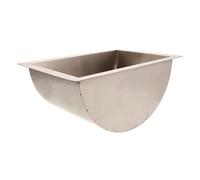 Vaguelly Bandeja Organizadora para Dinero Diseño Ergonómico y Uso Versátil de Acero Inoxidable para Mostradores de Banco y Ventanillas de Ticket