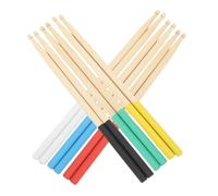 Vaguelly Baquetas Antideslizantes de Madera de Arce 5A 6 Pares para para Conciertos y Práctica Diaria para Instrumentos Musicales