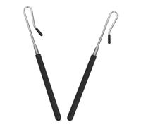 Vaguelly Barra de control para el brazo de la muñeca; 2 unidades de mangos de muñecas, barra de control de brazo de metal ajustable, accesorio de manipulación, para muñecas pequeñas y grandes, 20 cm