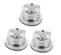 Vaguelly Base de Montaje para Patas de 3 Piezas Soporte para Patas de Juego de Herrajes para Bombo Soporte para Patas de para Percusión
