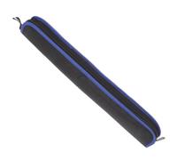 Vaguelly Bolsa De Transporte Para Flauta Oxford Estuche Portátil Ligero Para Flauta Soprano Clarinete Mini Saxofón Funda Práctica De Viaje Diseño Sencillo Negra Con Borde Azul