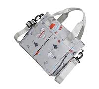 Vaguelly Bolso Maternal De Gran Capacidad Organizador Multiusos Con Compartimentos Para Biberones y Pañales Bolsa De Almacenamiento Para Bebés y Porteo Bolsa De Maternidad Funcional Para Ma