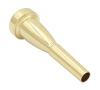 Vaguelly boquilla de trompeta tuba estatuilla de trompetista trumpeter reemplazo de boquilla de instrumento boca de práctica de trompetas accesorio de instrumentos musicales Metal Golden