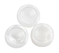 Vaguelly Botones para Trompeta de Concha Natural, Juego de 3 Botones Pequeños Duraderos, Accesorios Profesionales para Instrumentos Musicales de Latón, Ideales para Trompetistas