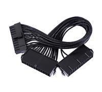 Vaguelly Cable De Alimentación para Placa Base ATX Cable De Extensión De Arranque Fuente De Alimentación Dual Compatible Doble Uso para Sistemas De Doble