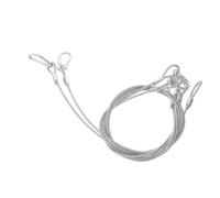 Vaguelly Cable de Seguridad de Acero Inoxidable 4 Piezas 27,5 Capacidad de Carga 20 Kg para Luces de Escenario y Equipo de Sonido, Cables de Alta Resistencia para Dj y Eventos en Directo
