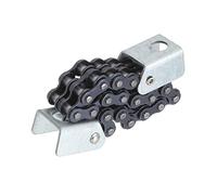 Vaguelly Cadena Doble Para Pedal De Batería, Accesorio De Martillo Metálico Resistente y Duradero, Herramienta Profesional Compatible Para Bombo, Adecuado Para Reemplazo y Uso Prolongado