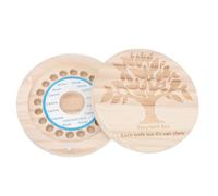 Vaguelly Caja Conmemorativa De Deciduos Regalos Para Niños Memoria Dental Papá Dia Del Padre De Madera Regalos Del Día Del Padre De La Hija Caja De Baratijas Madre Lanugo Prueba