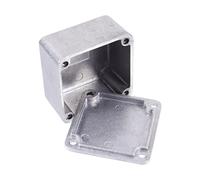 Vaguelly Caja De Aluminio Para Pedalera De Guitarra Efecto 1590lb 50x55x31 Mm, Carcasa Sólida Para Proyectos Electrónicos Diy, Estuche Resistente Para Pedales y Cajas Eléctricas