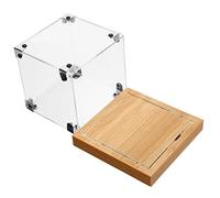 Vaguelly Caja de exhibición de Cubierta de Polvo Figuras Funda Protectora de Figura de acción Cubitos Cajas almacenaje Caja almacenaje Modelo de Vitrina Caja de Almacenamiento de artesanías