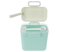 Vaguelly caja de leche en polvo bolsas de leche en polvo contenedor de leche de viaje recipiente de fórmula para llevar contenedores de proteína en polvo de viaje páginas Light Green