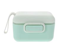 Vaguelly caja de leche en polvo contenedor de viaje en polvo recipientes de fórmula para viajes fórmula para ir contenedor recipiente de fórmula para el hogar páginas Light Green