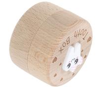 Vaguelly Caja de Madera para Guardar Dientes de Leche, Diseño 3d Tallado, Gran Capacidad para Conservar Recuerdos Infantiles de Niños y Bebés
